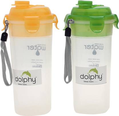 DOLPHY Multicolor 500 ml Water Bottles