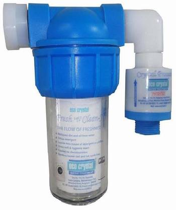 Ecocrystal Water softener for Washing Machine Application with Sediment Solid Filter Cartridge