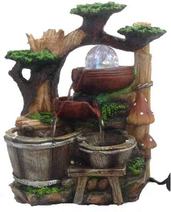 एक्राफ्टिंडिया 20 cm X 20 cm X 16 cm वॉटर फाउंटेन