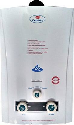 Clix 6 L Gas Water Geyser (Clix R6Z, White)