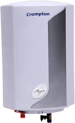 Crompton 15 L Storage Water Geyser (Magna, Grey, White)