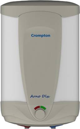 Crompton 10 L Storage Water Geyser (Arno DLX, Grey, White)
