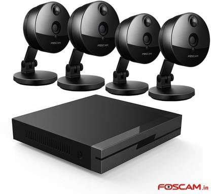 Foscam C1,FN3104H 1 HD  Webcam with Built-In Microphone with Night Vision Ethernet, Wireless Connectivity