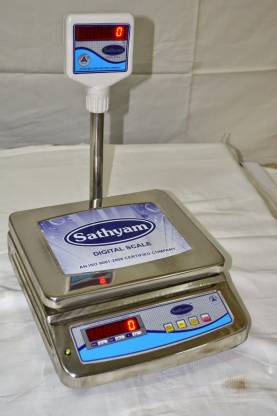 Sathyam Regular Table Top Ss 10kg/1g Weighing Scale