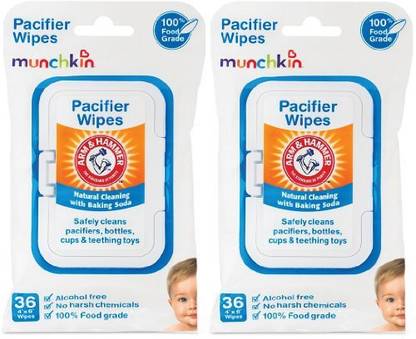 MUNCHKIN 72 Pack Arm And Hammer Pacifier Wipes