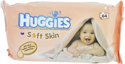 Huggies SOFT SKIN WIPES WITH SHEA BUTTER - MADE IN U.K