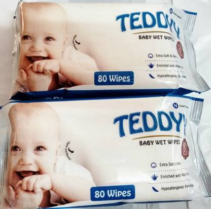 TEDDYY Baby wet wipes (pack of 2)