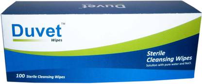 Duvet Wipes Sterile Saline