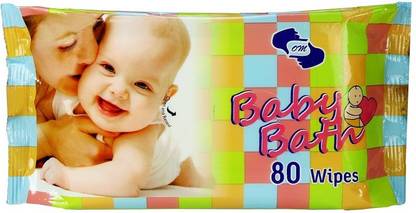 OM Baby Bath Wipes