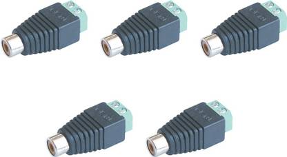 MX S-017f Rca female connector for CCTV Camera Cable DVR Wire Connector
