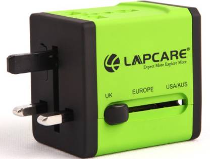 LAPCARE Worldwide Adapter with Dual USB Port Worldwide Adaptor