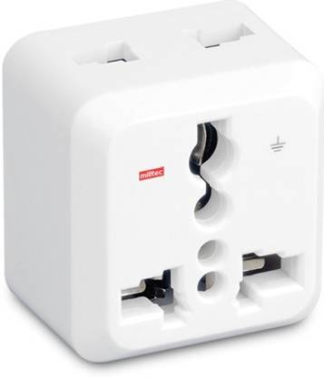 Milltec 1069 Classic 3 Pin Universal Multi Travel Plug (Pack Of 5) Worldwide Adaptor