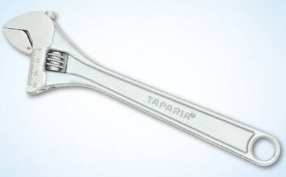 TAPARIA 1172-10 250 mm Adjustable Spanner , Max Jaw opening upto 30 mm Single Sided Open End Wrench