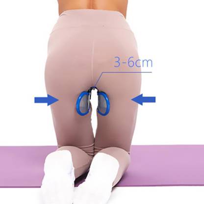 Lyla Beautiful Adjustable Tight Hip Trainer Buttock Exerciser Training Blue Ab Exerciser
