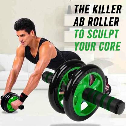 ActiveX AbPlus Wheel Roller,Home workout abroller for Abdominal & Core Strength Training Ab Exerciser