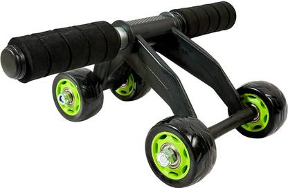 calder TechoWorld 4 Wheel Ab Roller Abdominal Trainers with Knee Pad Ab Exerciser