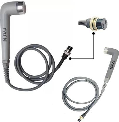 NJVJ Ultrasonic Probe Ultrasound Handle with wire 2 pin use in Physiotherapy Ab Exerciser
