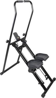 KOBO Vertical Stair Climber For Fitness With Adjustable Handlebars Ab Exerciser