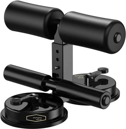 skyunion Sit-ups and Push-ups Weight Lose Gym Workout Abdominal Curl Sit-up Bar (Black) Ab Exerciser