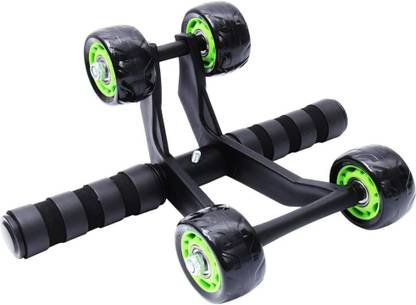 Davenport Abdominal Ab Four Roller Exercise Wheel with Knee Mat for Stomach Exercise Ab Exerciser