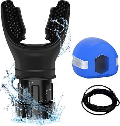 Oxyflow OxyBreeze Breathing Trainer with Jaw Trainer | Enhance Lung Capacity Ab Exerciser