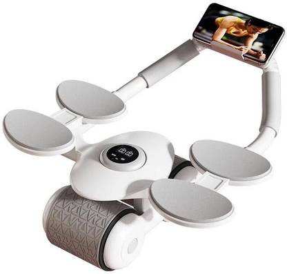 seasons Roller Wheel Exercise with Elbow Support---Automatic Rebound Abdominal Wheel Ab Exerciser
