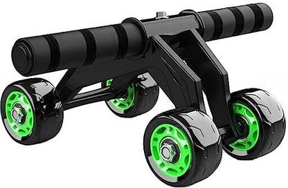 Tribulation Four Wheel Ab Roller Exerciser, Ab Roller Wheel Abdominal Core Exerciser Ab Exerciser