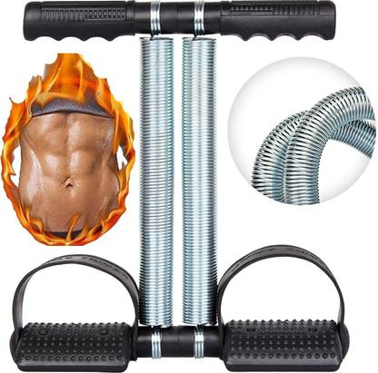 B VIBES Tummy Trimmer with Double Spring for Burn Calories & Tone Muscles, Fat Burner Ab Exerciser