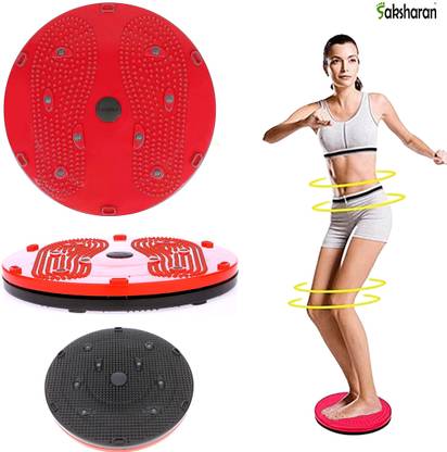 URFAVSTORE 2 in 1 Tummy Twister Abdominal ABS Exerciser and Twisting Waist Disc Ab Exerciser