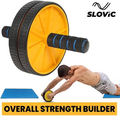 SLOVIC Double Wheel Ab Roller Gym For Exercise Fitness Equipment Ab Exerciser