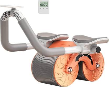 Deoxys Automatic Rebound Abdominal Wheel, 4d Ab Roller With Elbow Support Ab Exerciser