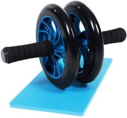 GJSHOP Portable Abdominal Double Wheel Gym For Exercise Fitness Equipment Ab Exerciser