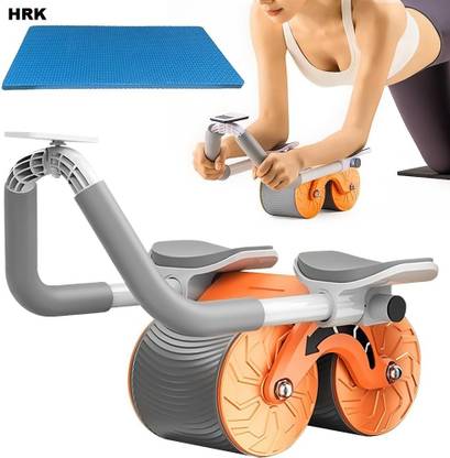 KHUSH Automatic Rebound Ab Abdominal Exercise Roller with Elbow Support[Without Meter] Ab Exerciser