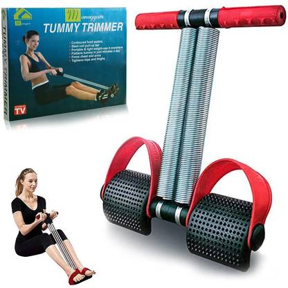 primesale Professional 2 Spring Elastic Steel Double Spring Multipurpose Tummy Trimmer Ab Exerciser