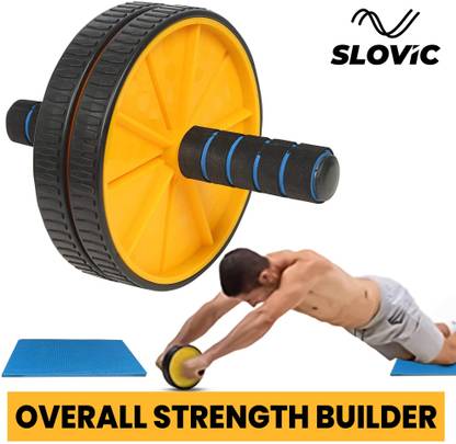 SLOVIC Double Wheel Ab Roller Gym For Exercise Fitness Equipment Ab Exerciser