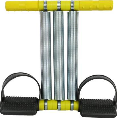 FITZILLA Tummy Trimmer Triple Spring Ab Exerciser for Men & Women-Fitness Equipment Ab Exerciser