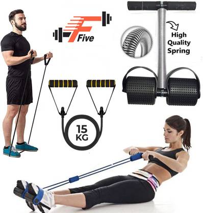 FFive Combo Tummy Trimmer & Toning Tube | Workout Exerciser Fitness Ab Exerciser