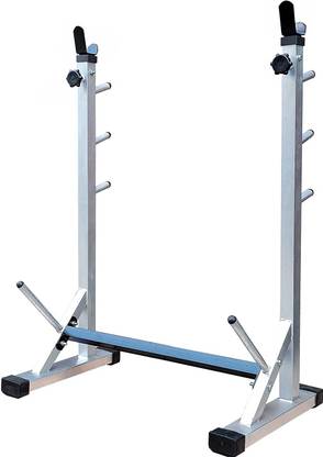 SX FITNESS Multi-Functional Squat Stand, Bicep Stand with 5 Adjustable Height Level Ab Exerciser