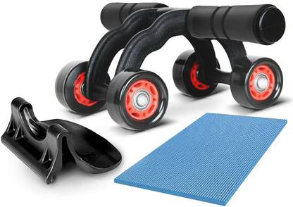 geutejj Anti Skid 4 Wheel Exerciser for Abdominal Stomach Exerciser 061 Ab Exerciser