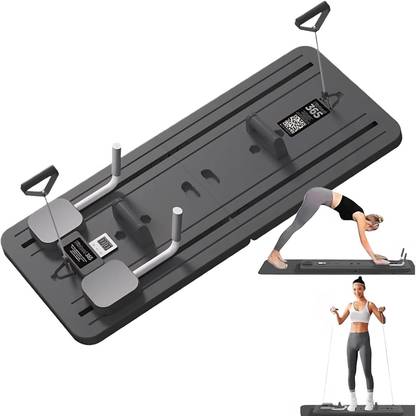 EMNDR Pilates Reformer Set, 5 in1 Pilates Reformer Machine with Timer Multi-Purpose Foldable Pilates Reformer Board for Home Pilates Reformer