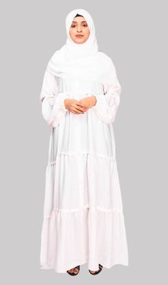 DUA ABAYA Nida Matte Solid Burqa With Hijab