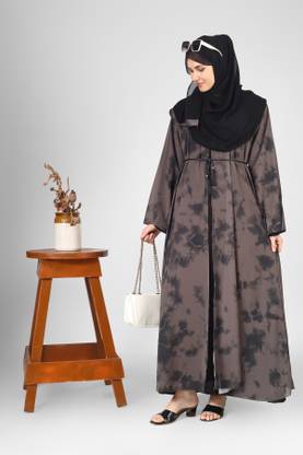 ovais abaya collection Nida Matte Solid Abaya With Hijab