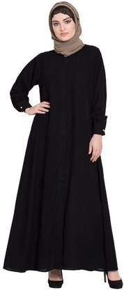 HIJAB WORLD Nida Matte Solid Abaya