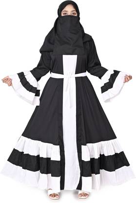 ALFIYA FASHON Cotton Silk Abaya With Hijab