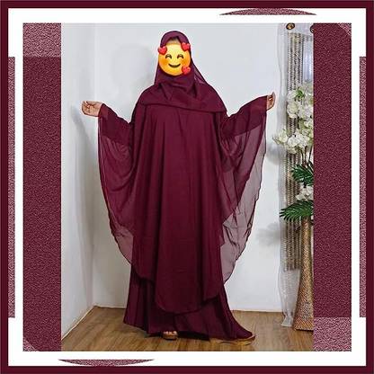 holidayfashion Nida Matte Self Design Burqa