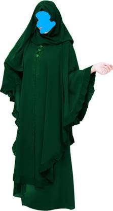 SAVE AND SAFE Nida Matte Burqa With Hijab