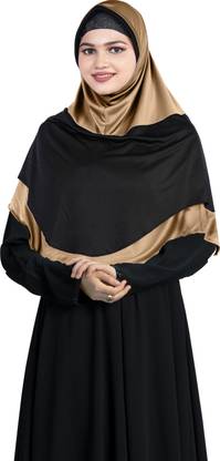 mehar hijab Polyester Solid Abaya