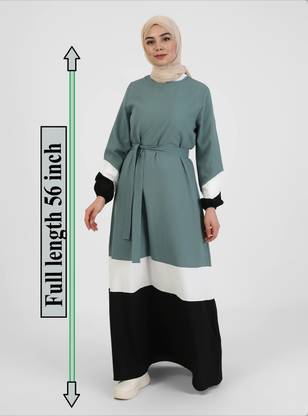 SARINKU Kashibo Self Design Abaya
