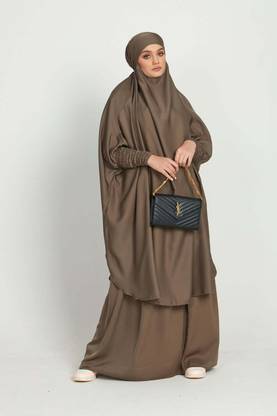 MODEST CITY Crepe Abaya With Hijab