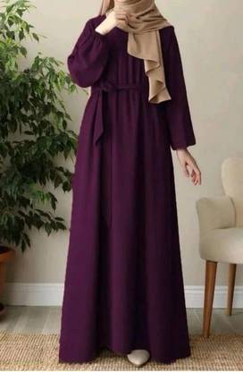 Dubai Collection Kashibo, Cotton Blend Solid Burqa